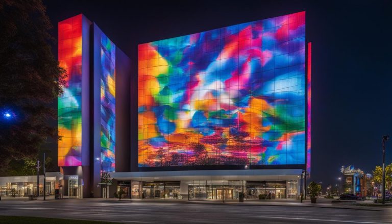 LED video wall in Hampton