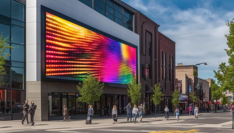 LED video wall in Lawrence