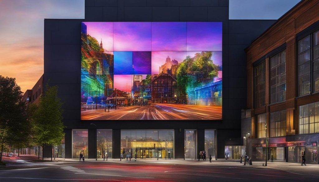 LED video wall in Middletown