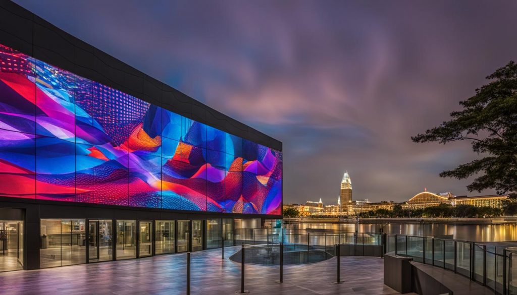 LED video wall in Montgomery