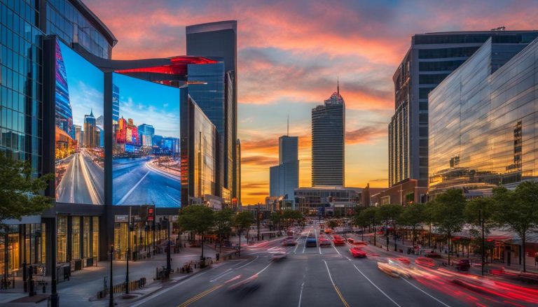 LED video wall in Newport News