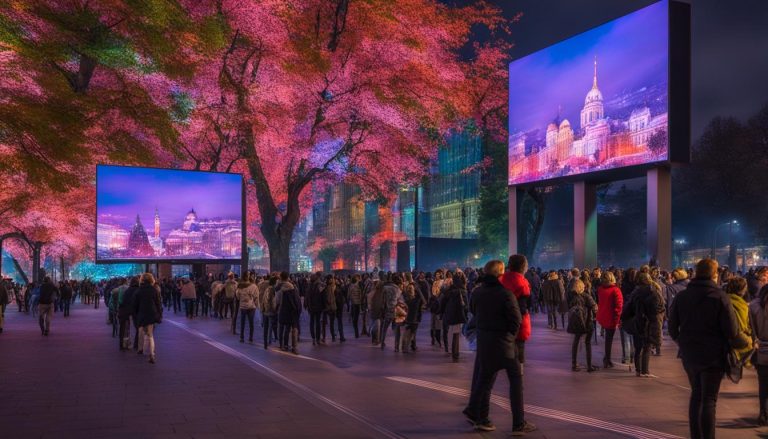 LED video wall in Petersburg