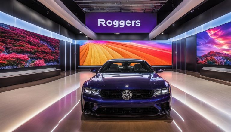 LED video wall in Rogers