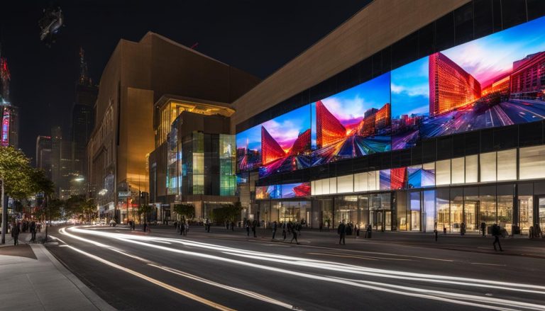 LED video wall in Union City