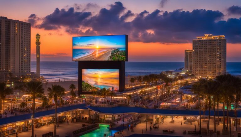 LED video wall in Virginia Beach