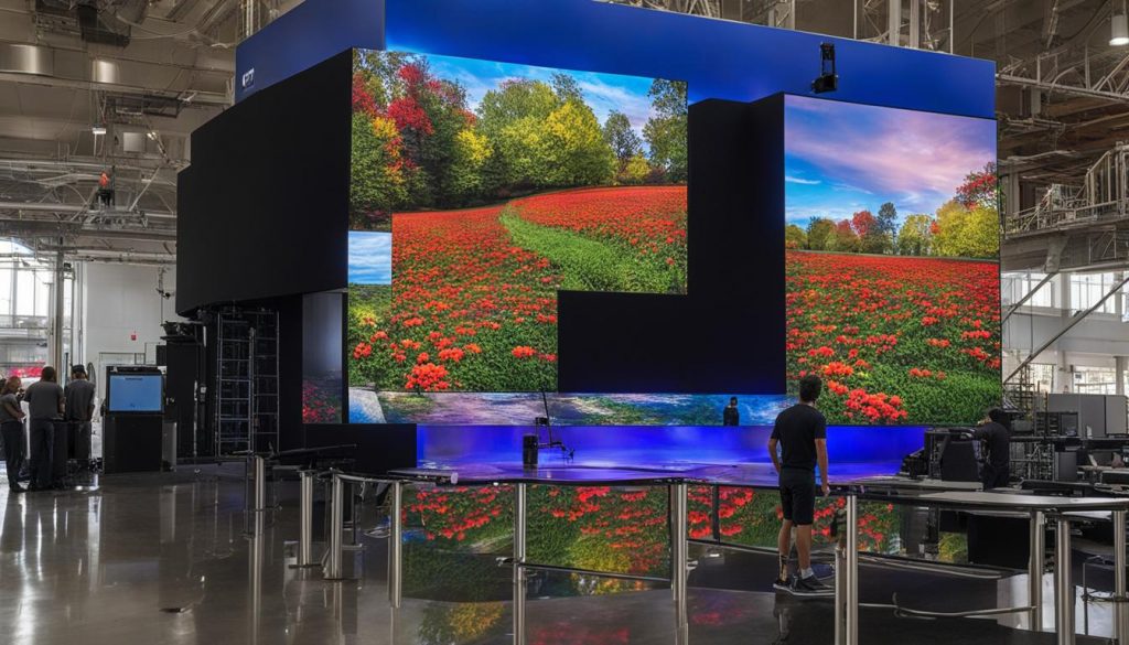 LED video wall installation Paterson