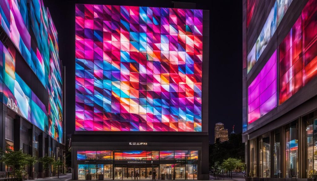 LED video wall installation in Atlanta