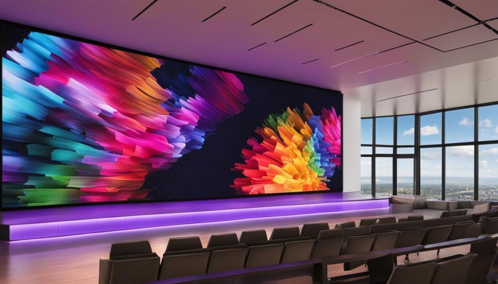 LED video wall installation services