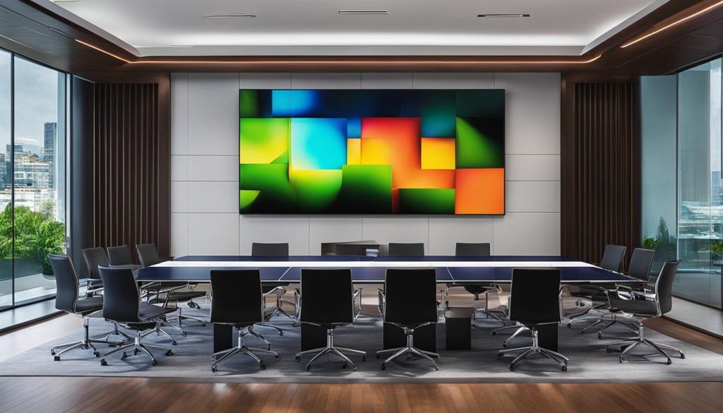 LED video wall technology