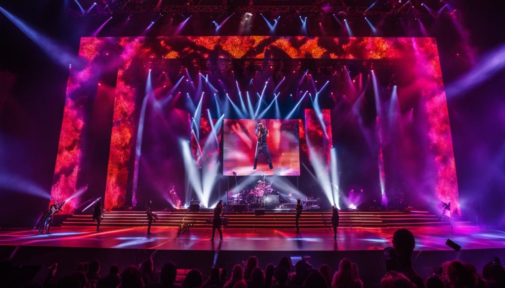 LED video walls for concerts in Dothan