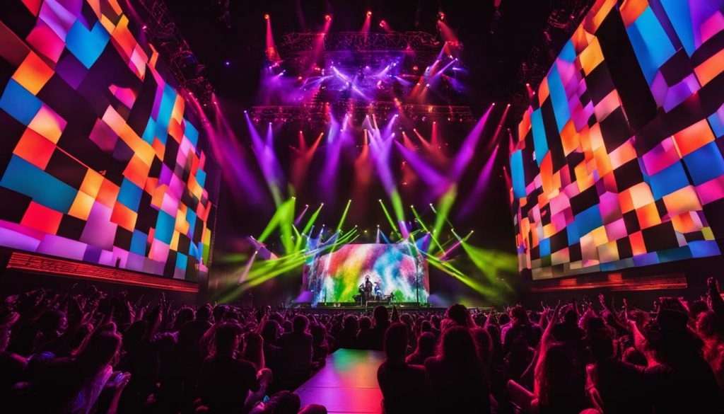 LED video walls for concerts in Winchester