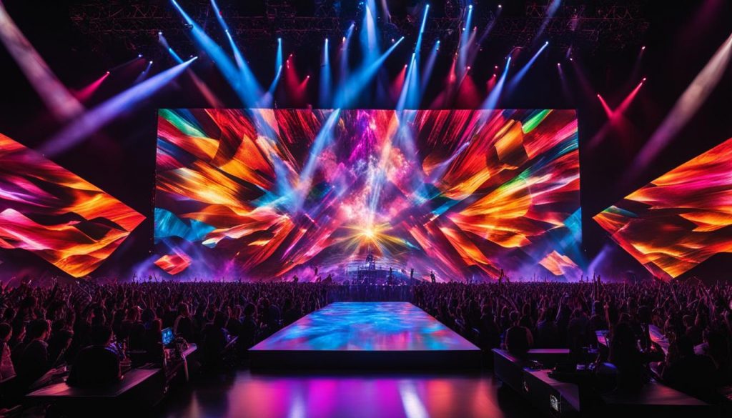 LED video walls for live events