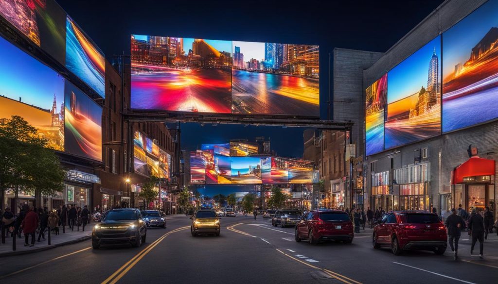 LED video walls in Paterson