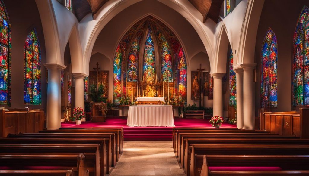 LED wall for church in Asheville