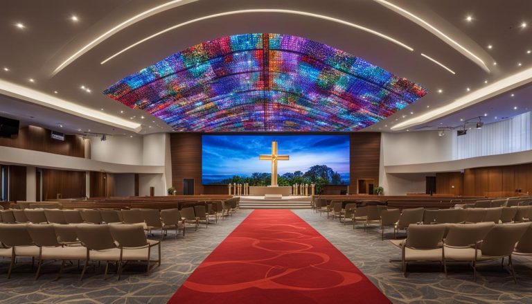 LED wall for church in Atlanta