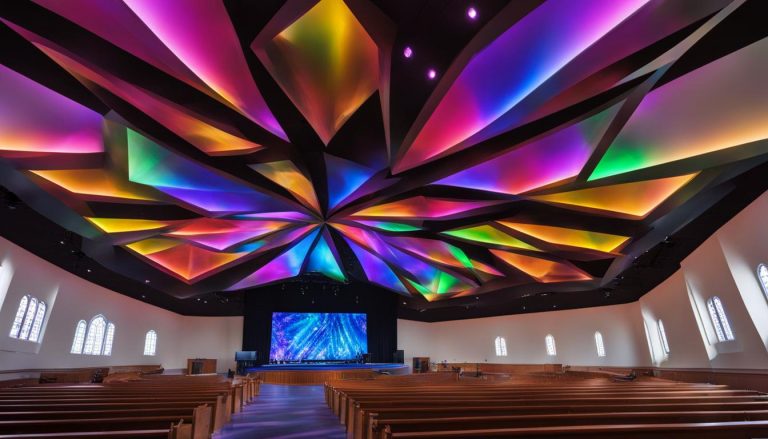 LED wall for church in Auburn