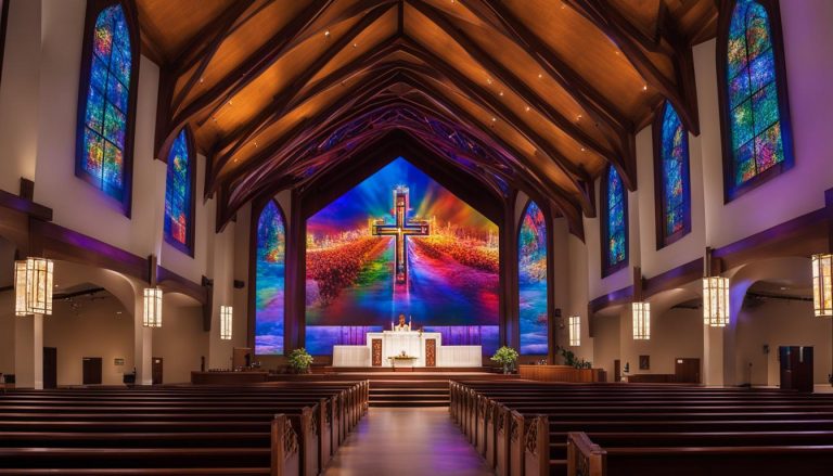 LED wall for church in Chicago