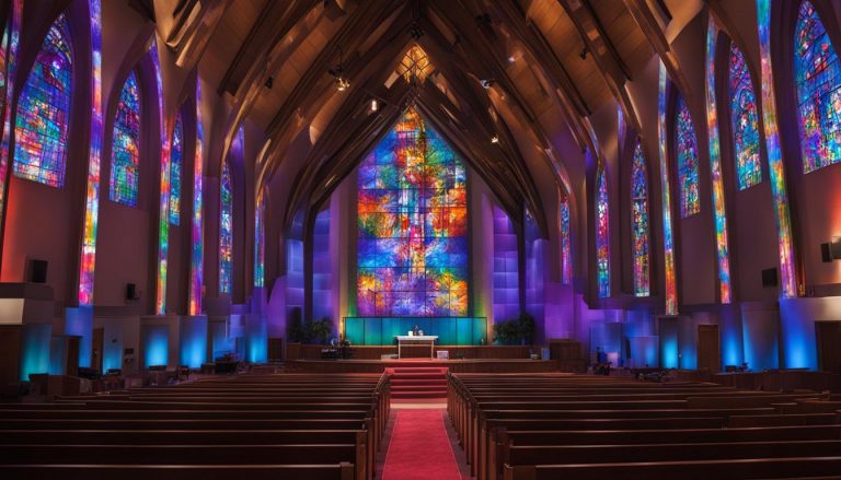 LED wall for church in Enterprise