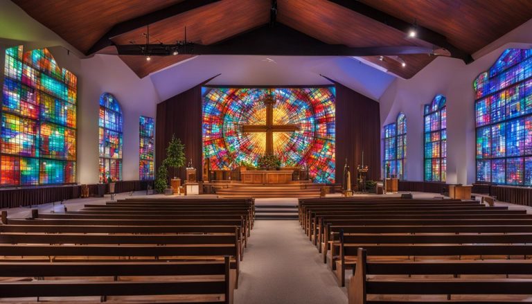 LED wall for church in Framingham