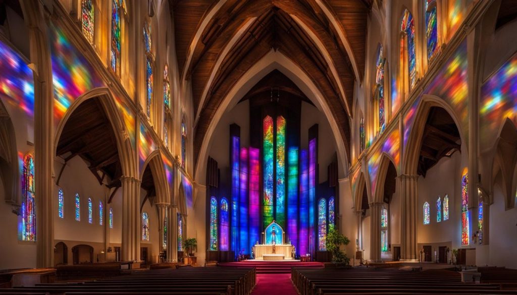 LED wall for church in Herndon