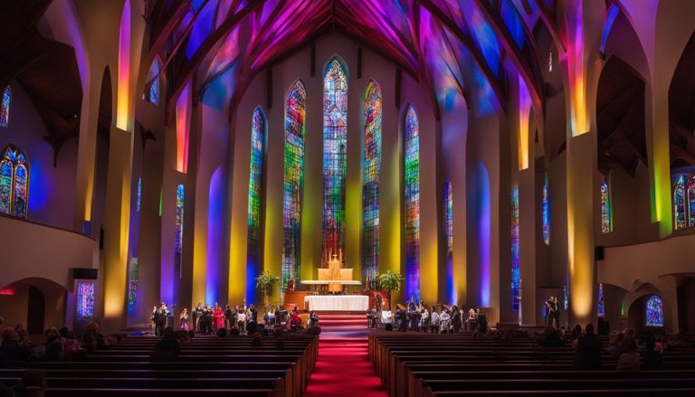 LED wall for church in High Point