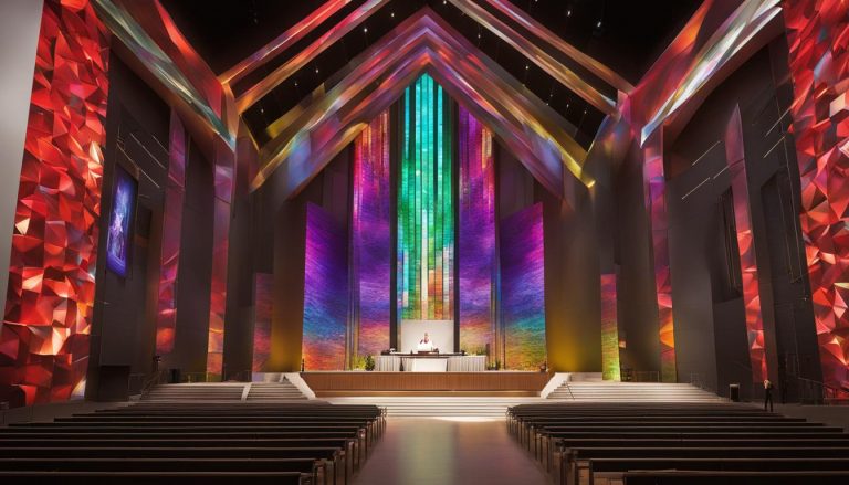 LED wall for church in Hoover