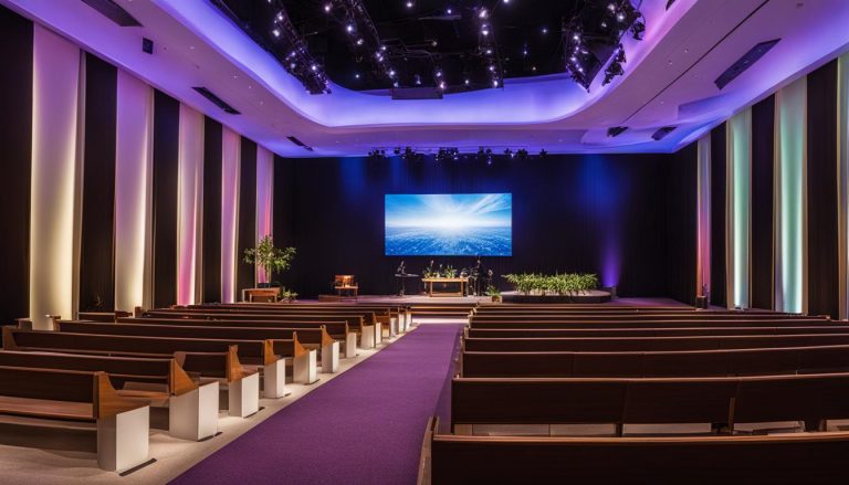 LED wall for church in Hot Springs