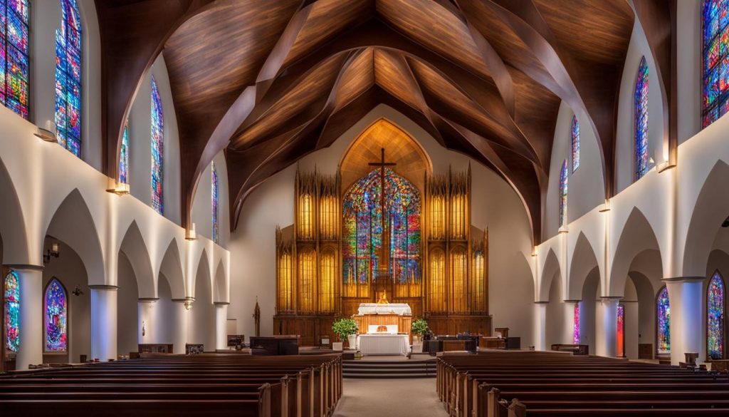 LED wall for church in Moline