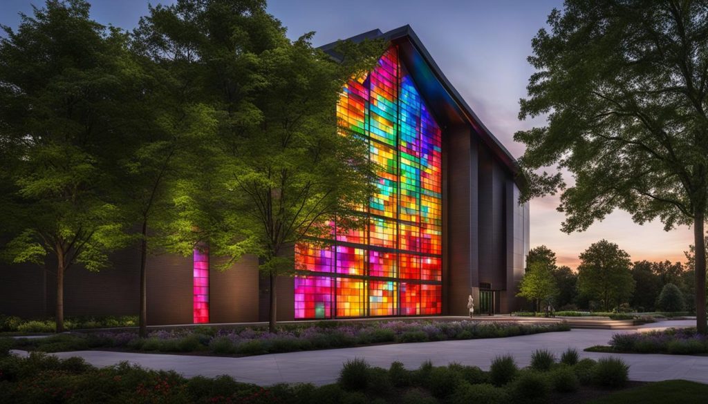 LED wall for church in Naperville