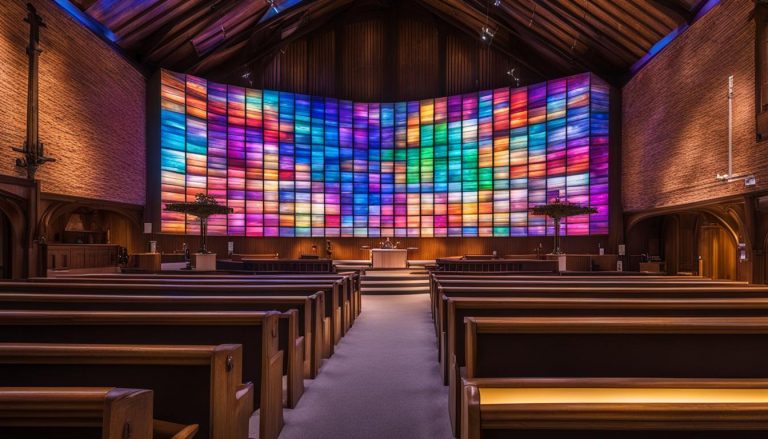 LED wall for church in Norfolk