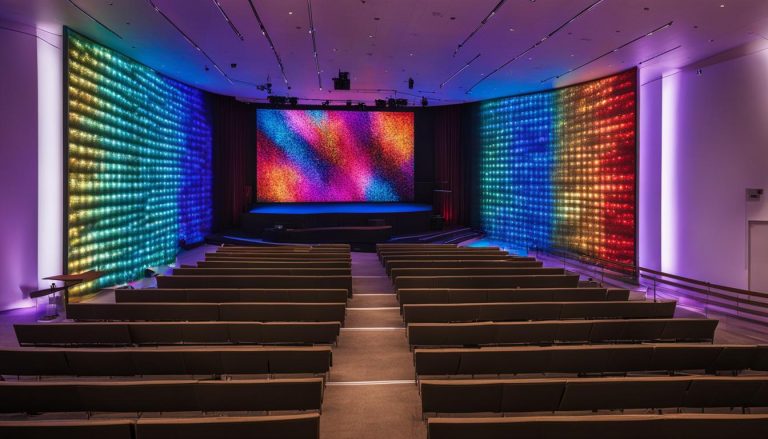 LED wall for church in Raleigh