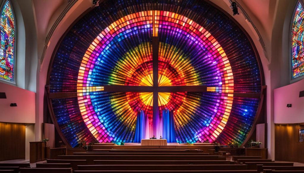 LED wall for church in Richmond