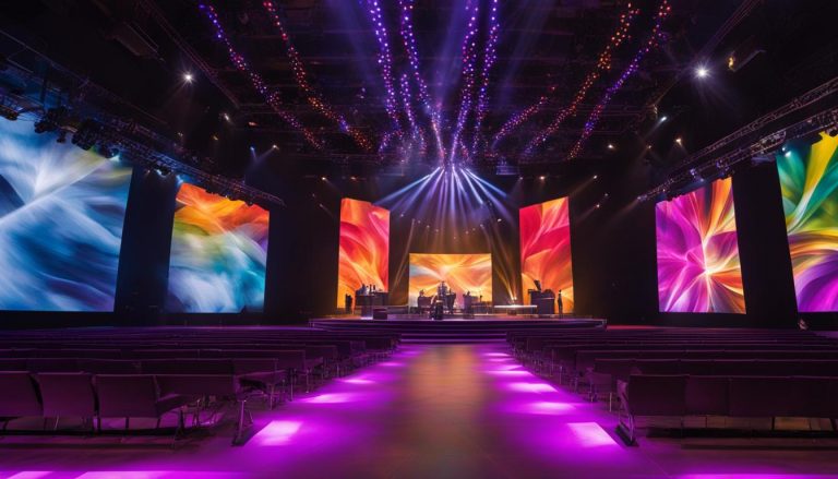 LED wall for church in Rogers