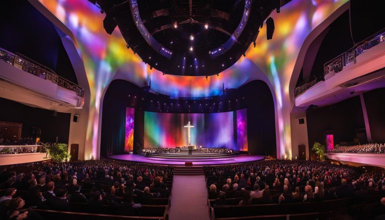 LED wall for church in Springfield