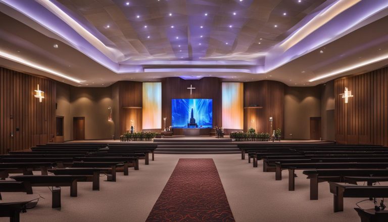 LED wall for church in Toms River