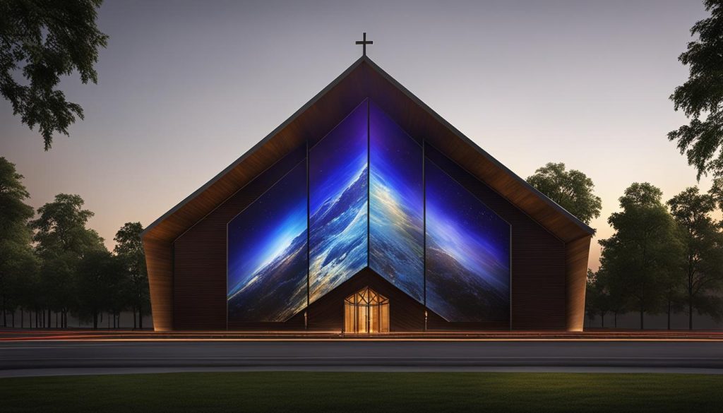 LED wall for church in West Memphis