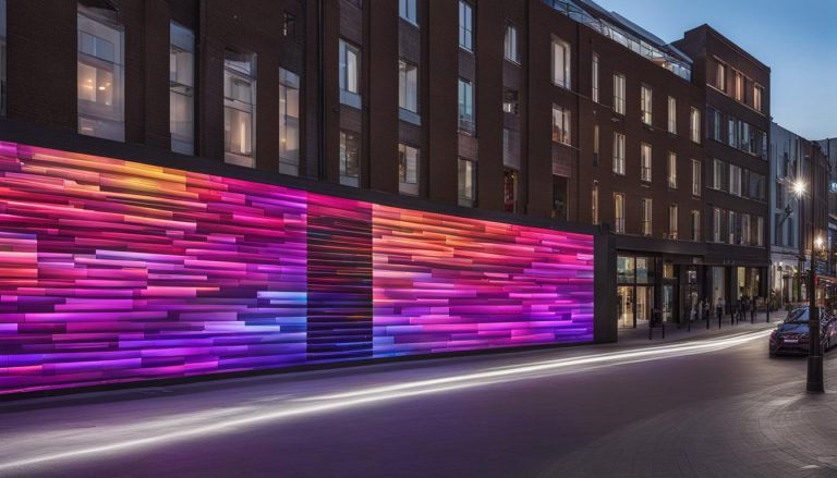 LED wall in Camden