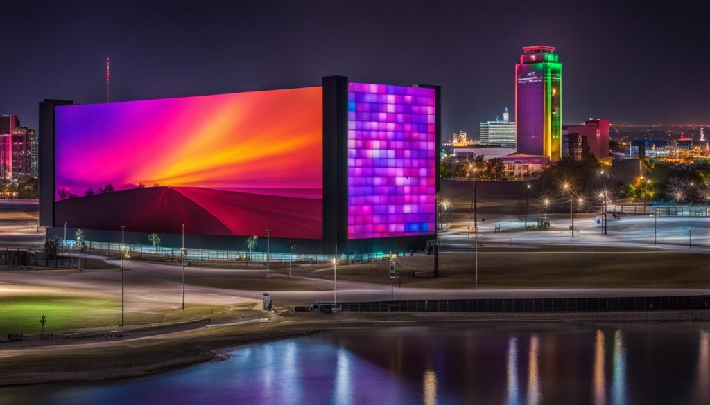 LED wall in Fort Smith