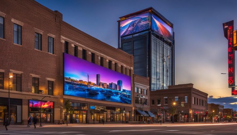 LED wall in Greeley