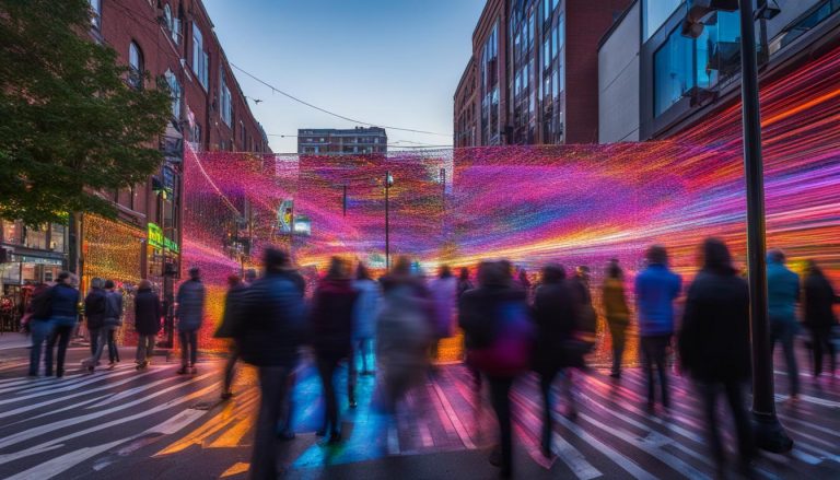 LED wall in Lynn