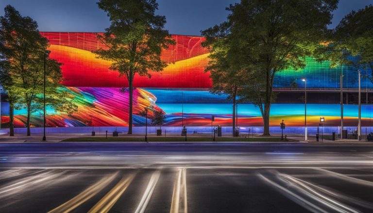 LED wall in Madison