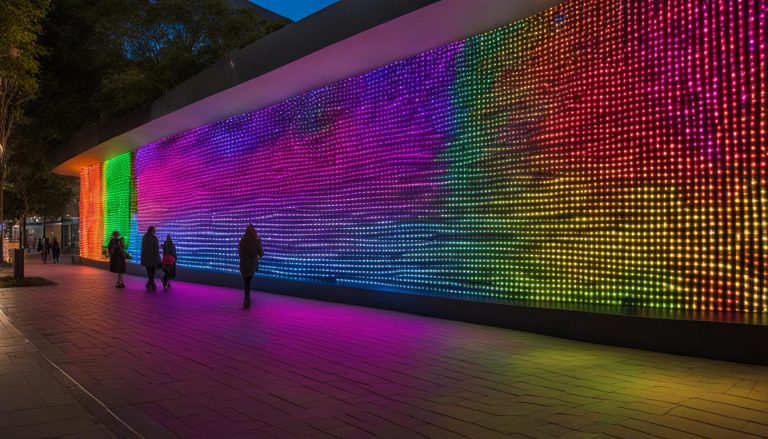 LED wall in Newton