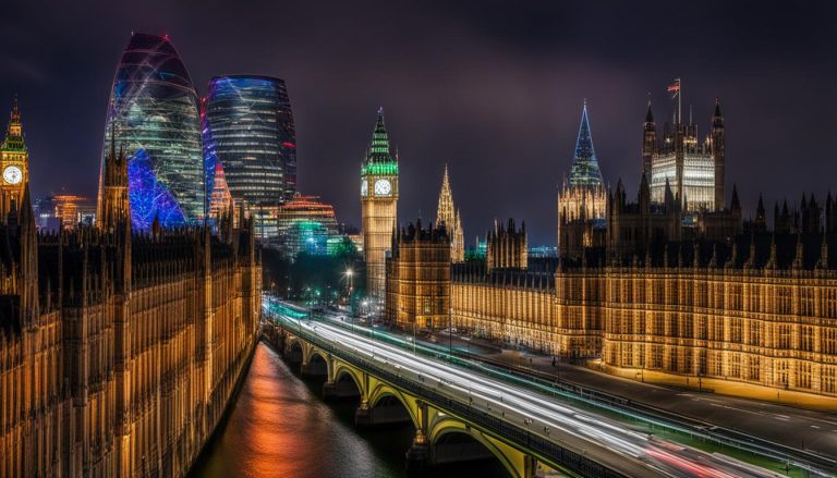 LED wall in Westminster