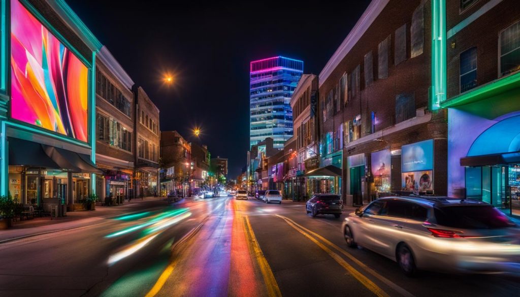 LED wall in Wilmington