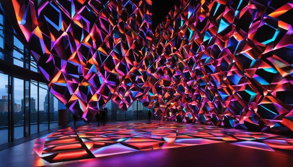 LED wall installation and design