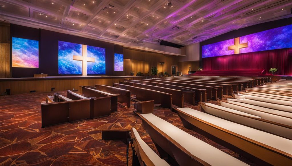 LED walls for Churches