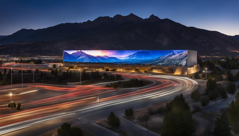 Large LED wall system in Colorado Springs