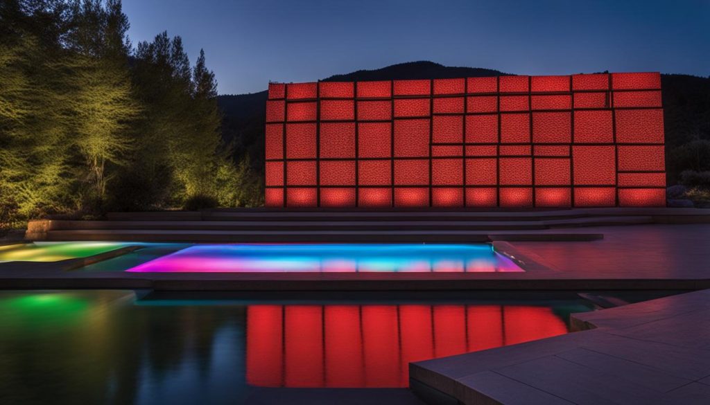 Large LED wall system in Hot Springs