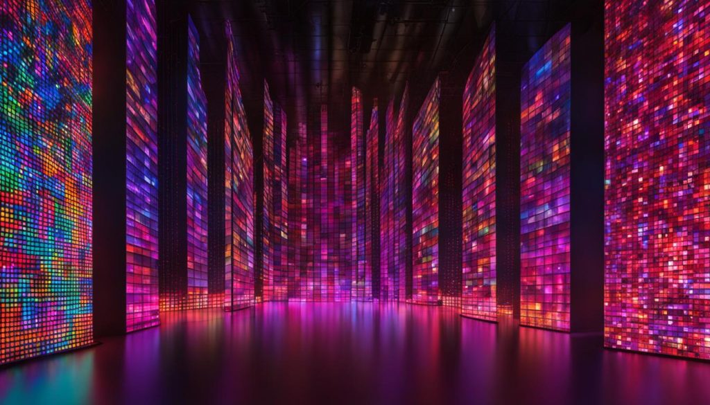 Matrix LED Tiles for Seamless Visuals