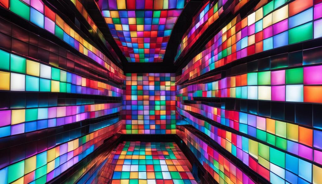 Matrix LED tiles